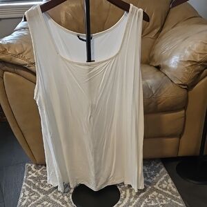 White Sleeveless Top